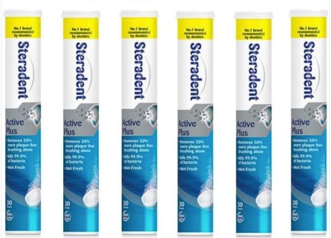 Steradent Denture Cleaner - Active Fresh - 30 Comprimés - Value - Foto 4