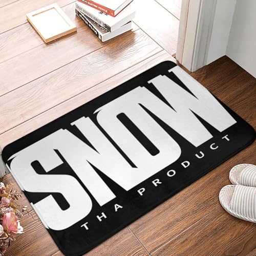 OOAHJEID Paillasson Tapis de Sol antidérapant Snow Tha Product Rapper Américain Mexicain