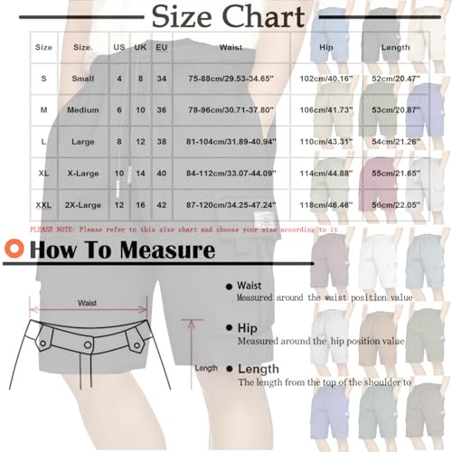 Men's Long Cargo Shorts Casual Below Knee Capri Shorts Relaxed Fit Bermuda Pants with Pockets2