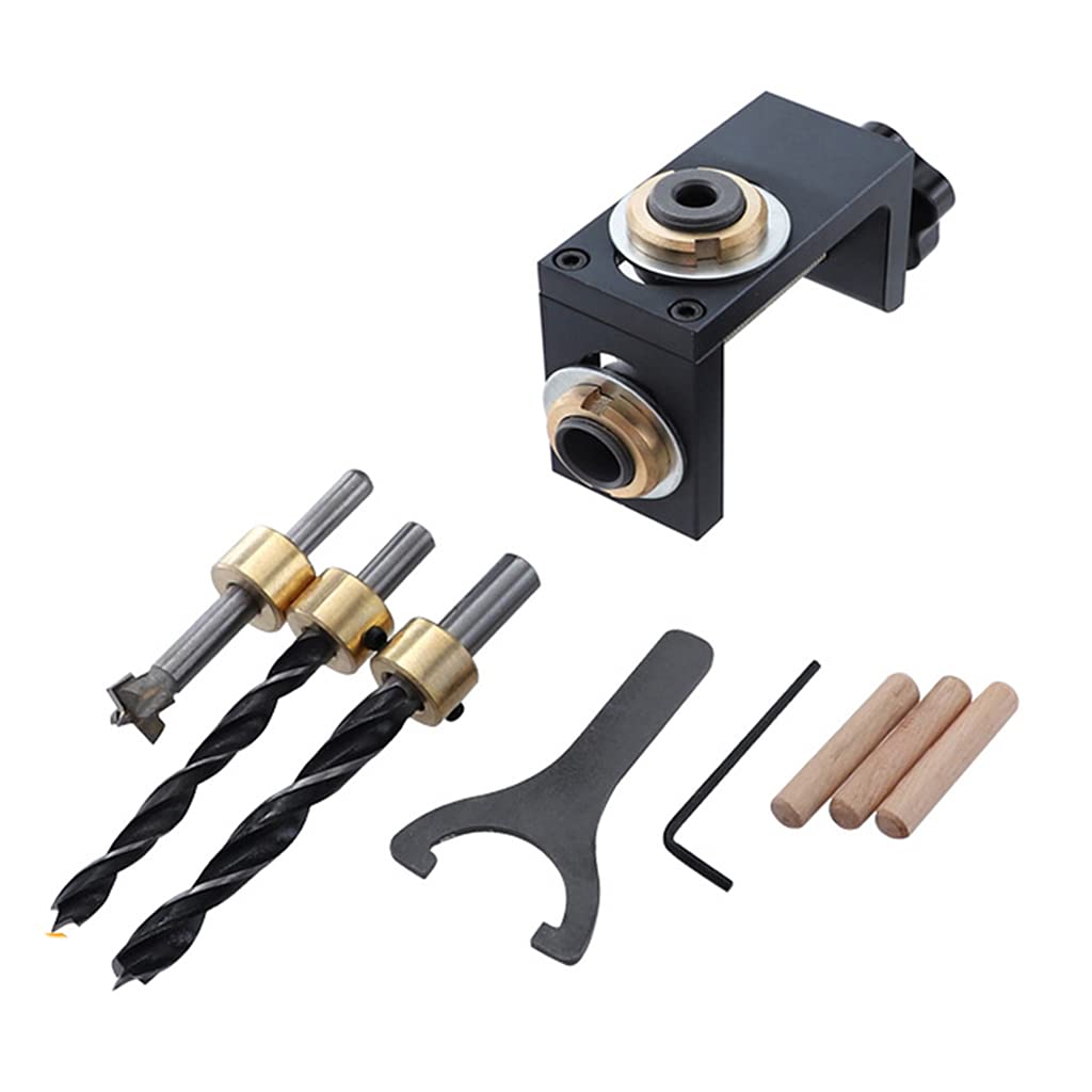 Locator Woodworking Drilling Guide Jig Dowelling Template Guide Aluminum Alloy for Carpentry Tools
