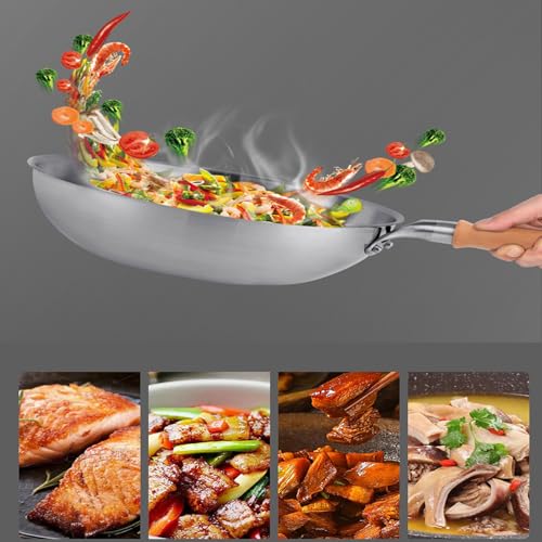 Wok de titanio puro 30 cm antiadherente con tapa miniatura 6