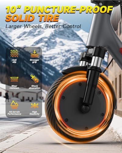 Image of VOLPAM Electric Scooter, 350W /500W /800W /1000W /250W Powerful Motor & 19 /22 / 9 MPH Top Speed, 16-28-10 Miles Long Range, Folding E Scooter Choice
