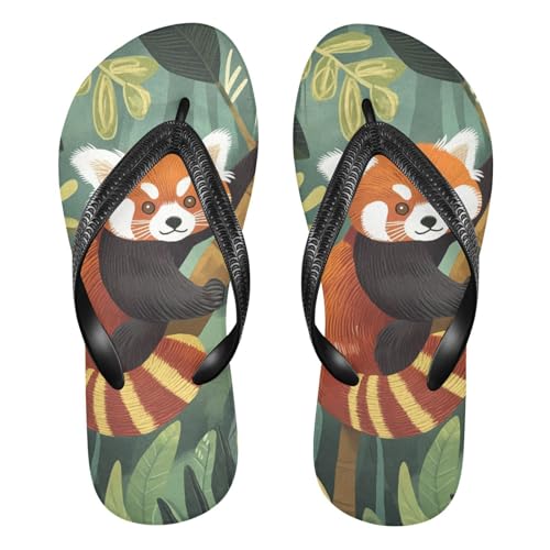 Red Panda Flip Flop Beach Summer Casual Sandal for Women & Men Shower Shoes 20861702
