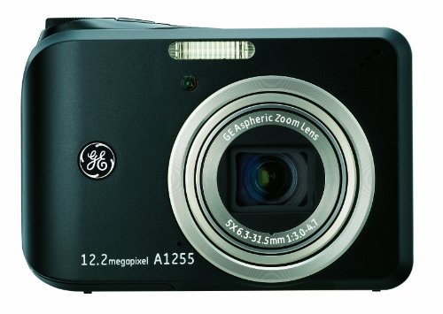 GE General Electric A1255 Cámara Digital (12 MPX, 5-Zoom óptico, 6,9 cm Display (2,7-Pulgadas), Auto-panorámicas, estabilizador de Imagen) Cover
