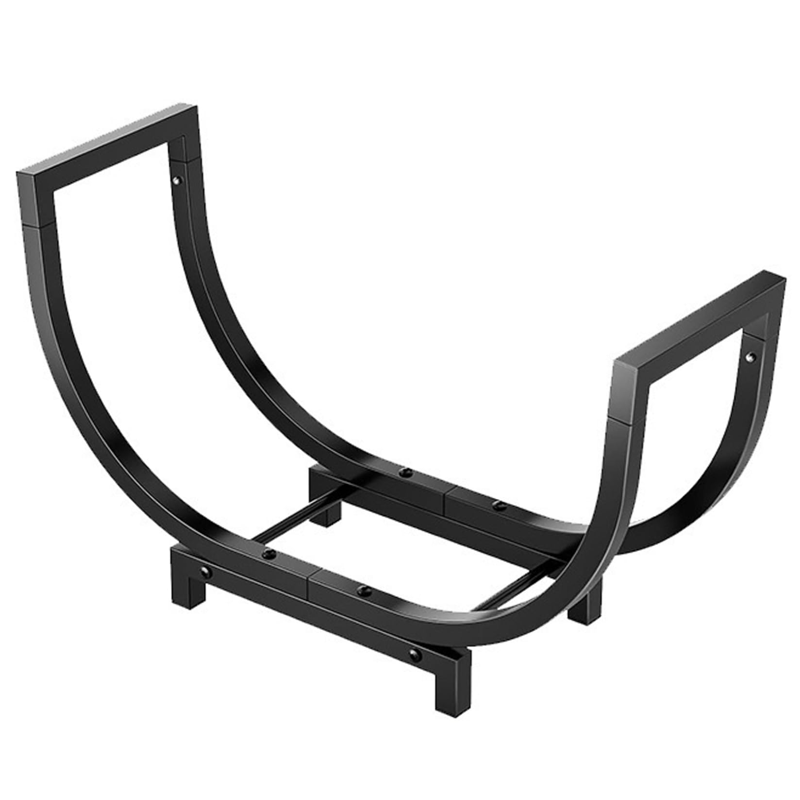 Grille à bûches robuste de 24 pouces, support de cheminée à flux d'air optimisé