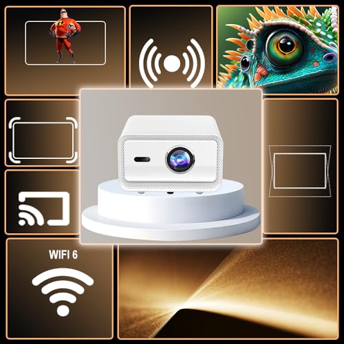 Image of TOPTRO Legend Smart Projector 4K Ultra HD Support, 30000 Lumens, 1080p Native, Auto (Focus+Keystone) Android 12, 2GB RAM 64GB, HDMI ARC, YouTube Hotstar PrimeVideo, WiFi 6 BT 5.2