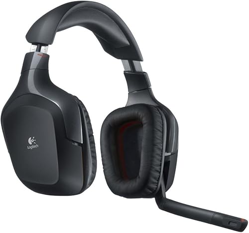 Logitech G930 audífonos inalámbricos para juegos con sonido envolvente 7.1 - audífonos inalámbricos con micrófono