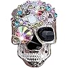 Keuyeo Crystal Skull Car Vent Clips Car Aromatic Vent Clip Auto Air Vent Decor Outlet Freshener Car Charm Accessories for Car Halloween Decor #3