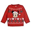 Disney kerst-sweatshirt voor baby’s, Minnie Mouse, 12 maanden, 95% acryl en 5% polyester