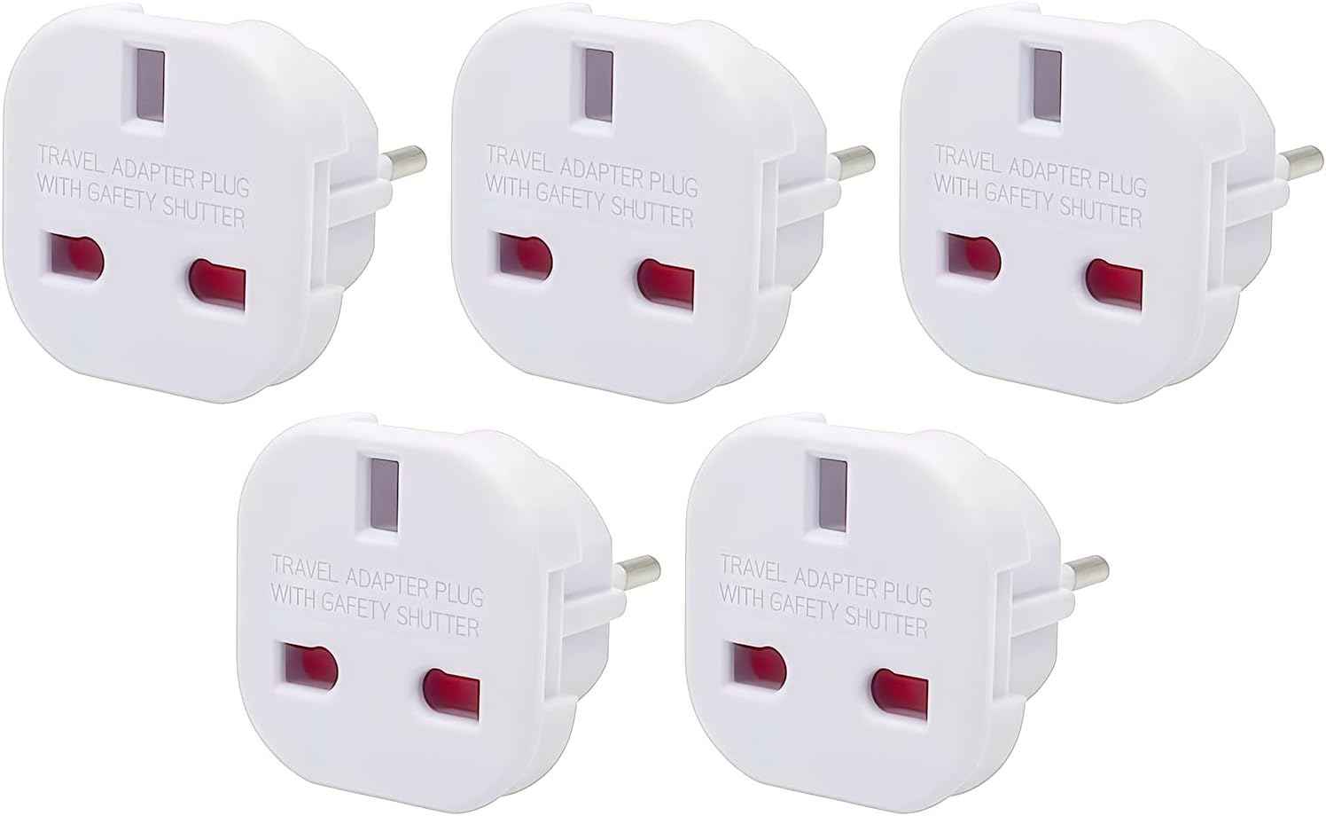 Adaptateur De Voyage UK Vers Prise Française Avec Port USB A - Marque PAIDASHU - Blanc - Garantie 2 Ans - Parfait Pour Voyager En Angleterre