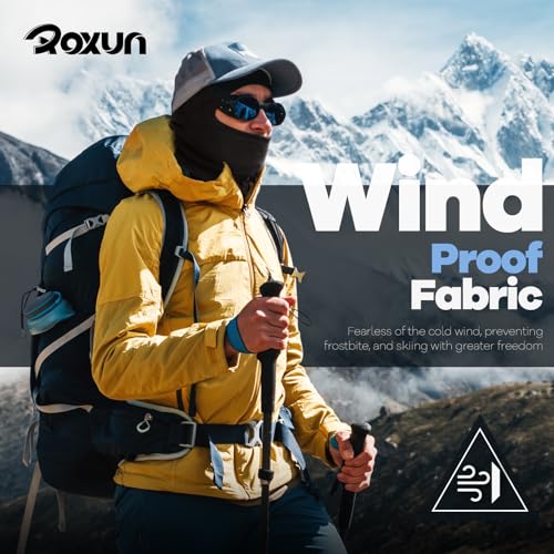 Image of ROXUN Balaclava Ski Mask, 5 Pack Neck Gaiter Motorcycle Summer Cooling | UV Protection Shiesty, Windproof Scarf for Men /Women, Face Mask, Versatile Use