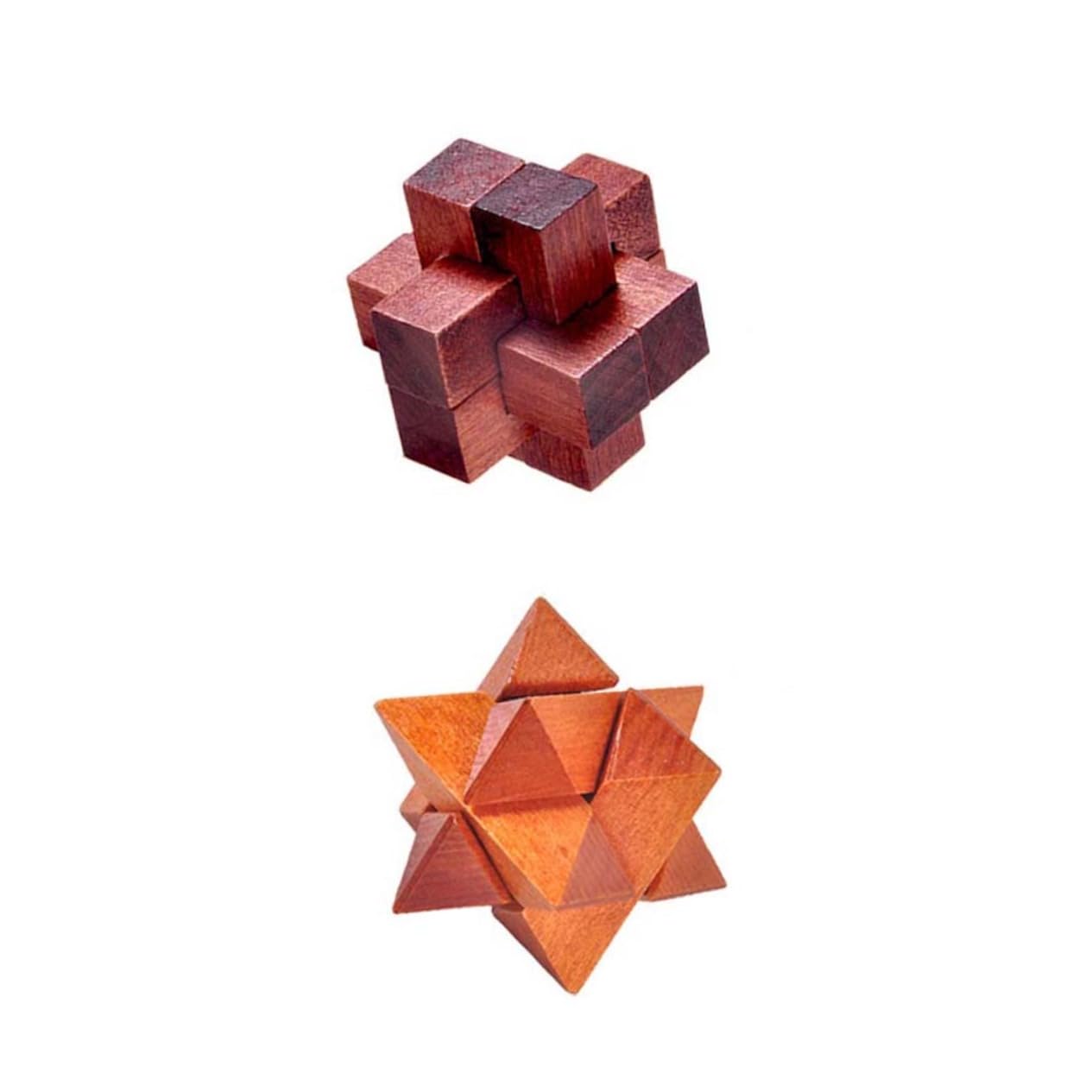 6piezas Puzzle De Madera para Niño Niña Enclavamiento Ming Luban Estimula La Imaginación Coordinación Juguete Educativo para Desarrollar Habilidades Cognitivas