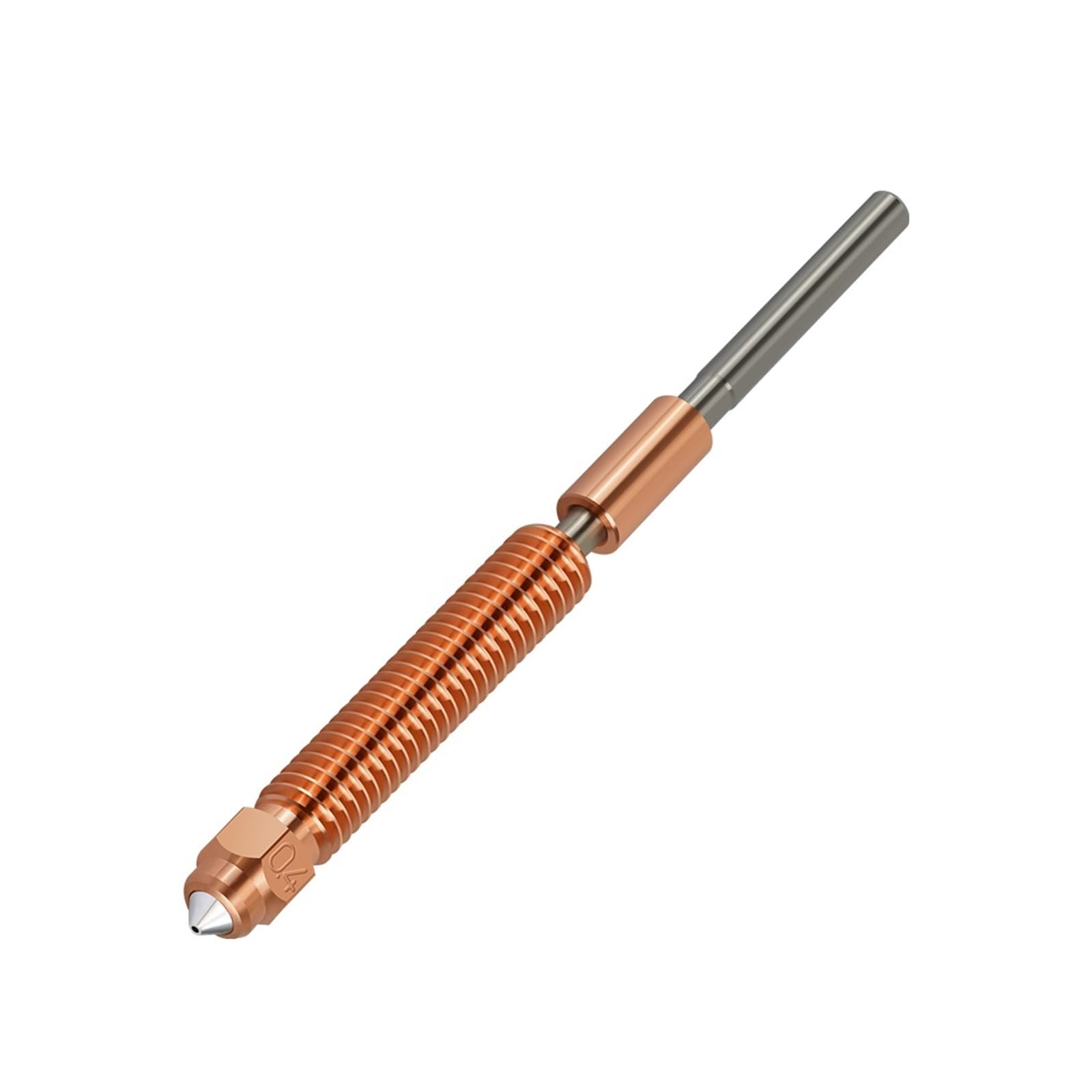 K2 Düse Integrierte Quick-Swap Düse 0,2/0,4/0,6/0,8/1,0mm Voll Metall 3D Drucker Zubehör(0.4mm)