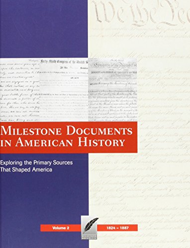 Milestone Documents in American History (Vol. 2... 0979775825 Book Cover