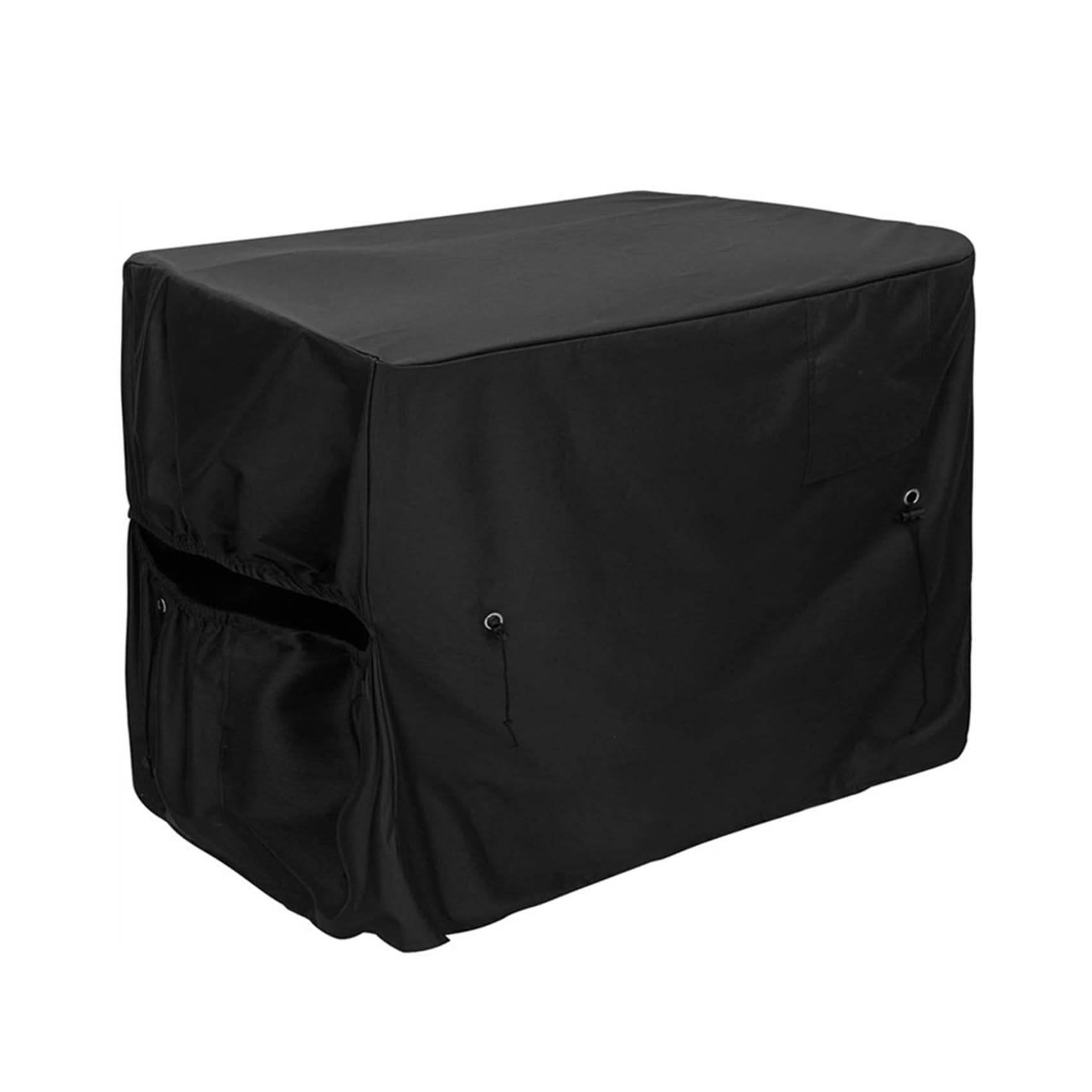 2X Cubierta para Calentador de Piscina, Cubierta para Bomba de, para Calentador de Piscina para Invierno, Diseño de Orificio para Manguera y Tira de Adhesivo de Nailon
