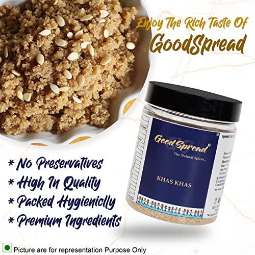 Image of GoodSpread Nutrient-Packed Poppy Seeds 500 gm - Boost Your Health and Well-Being with Organic Khas Khas, Posto, Khus Khus