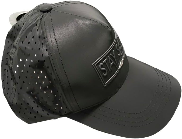 Robin Ruth Quality Ball Cap Hat Alaska Charcoal Grey Nylon Like Mesh Snap Back Stay Salty Modern Design, Gray - Image 3
