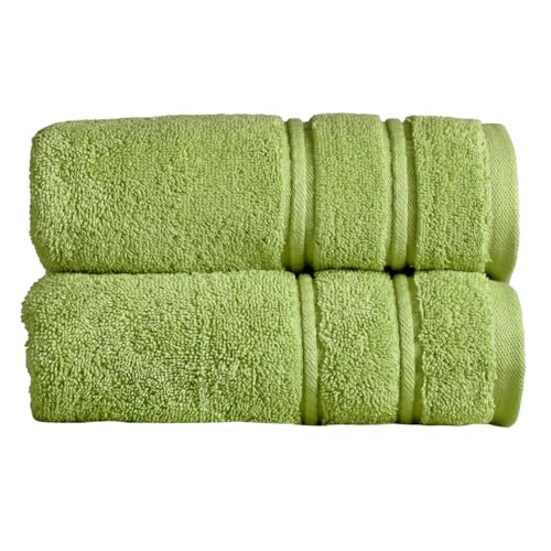 Christy Antalya Hand Towels, Fern, 2 Hand Set