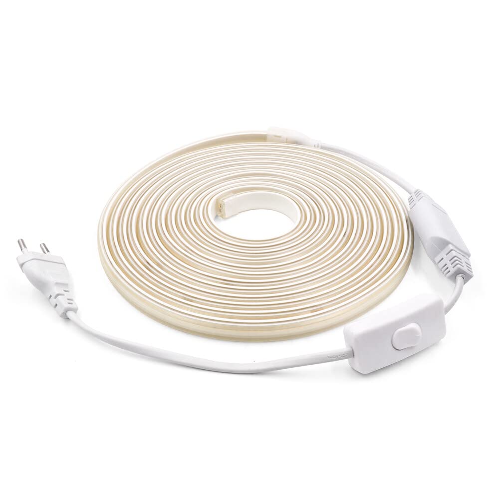 288 LEDs/M COB-LED-Streifenlicht, 220 V, weiches, flexibles Klebeband, IP65, wasserdicht, mit EU-Netzstecker, 1–50 m, für Gartenbeleuchtung, koration  39