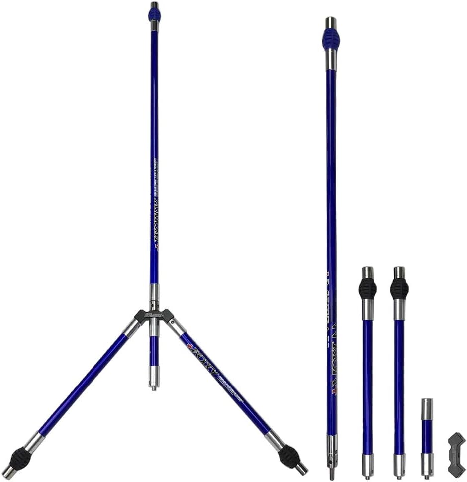 SHARROW Archery Balance Bar Stabilizer Set Carbon Fiber Bow Stabilizer Pole Rod for Recurve Bow and Compound Bow