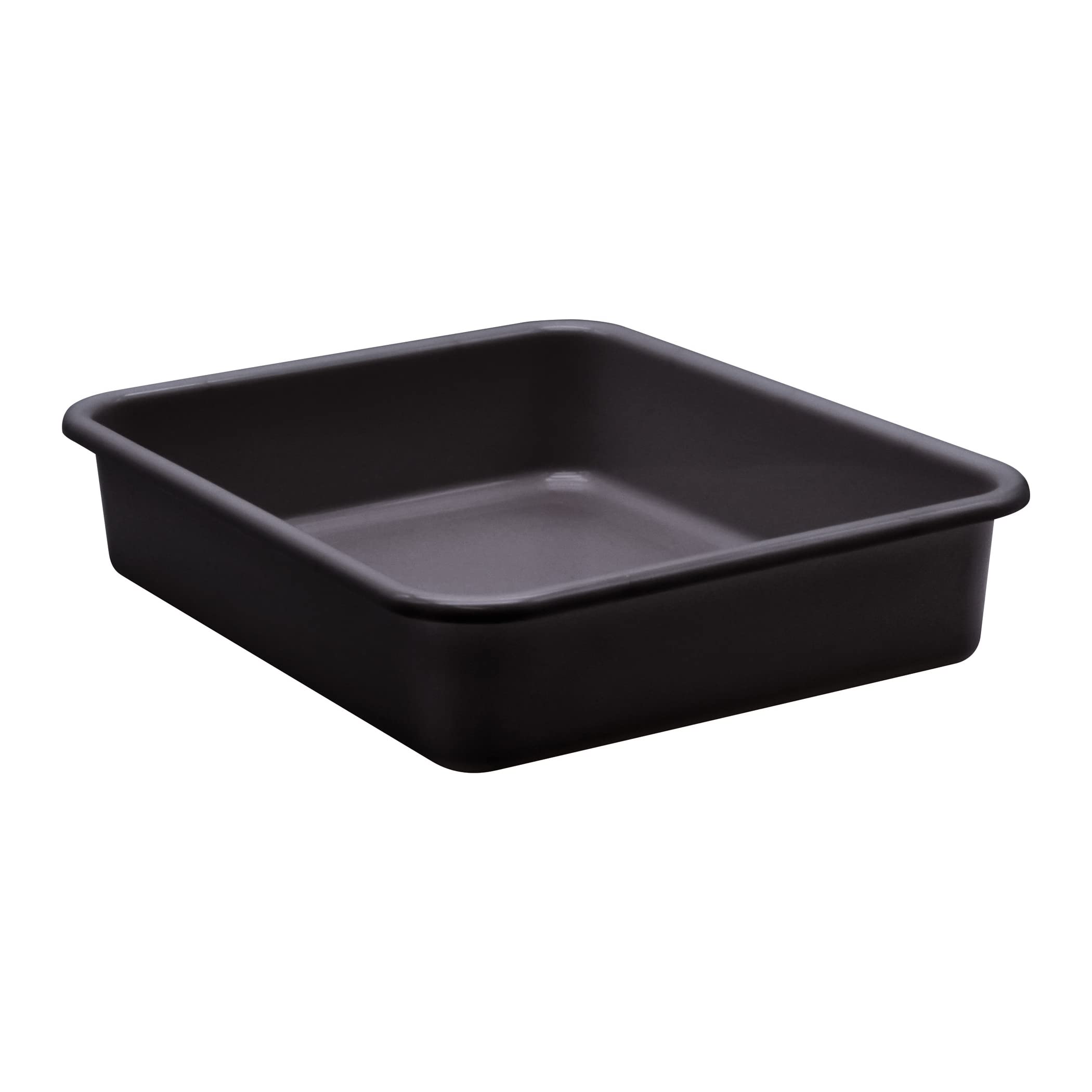 Teacher Created Resources TCR20434-6 Plastic Letter Tray, 14-Inch x 11.5-Inch x 3-Inch, Black, Pack of 6
