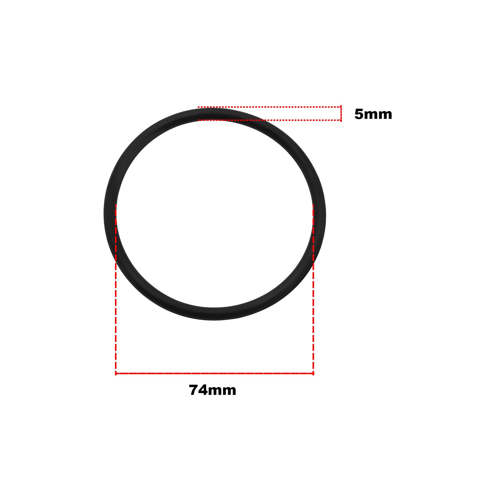 VGOL 4pcs Filter O Ring Seal Gasket Magnetic Filter O Ring Seal Washer Filter Rubber Seal Washer Compatible with Adey Magnaclean Professional 2 Micro 2 - Image 4