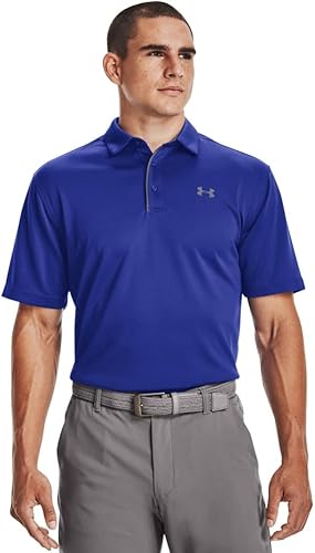 Under Armour Tech - Camiseta tipo polo de golf para hombre