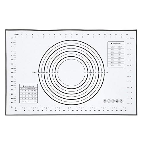 Almofada de massa de cozimento durável 60x40cm não-deformável, com balanças Ferramentas de cozimento