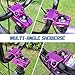 MAKELEN Bike Stem for BMX Bike Aluminum Alloy Fixed Gear Bicycle Stem Bright Purple
