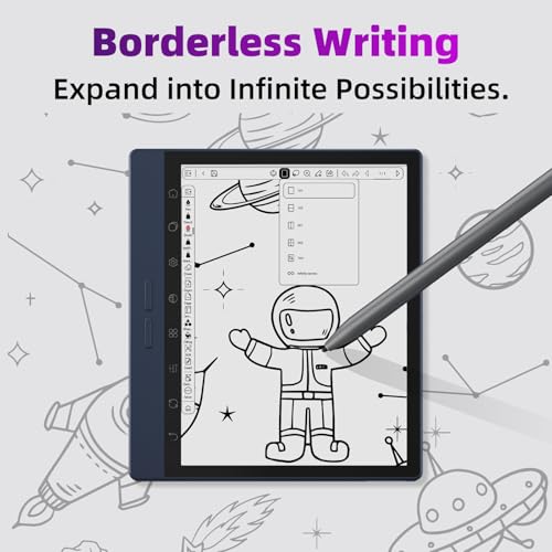 Image of Bigme B7 Pro Epapere Reader, 7 Inch Eye-Comfort Display, Android 14, 8+256GB, 4G Calling, Stylus and Case Included (Black and White)