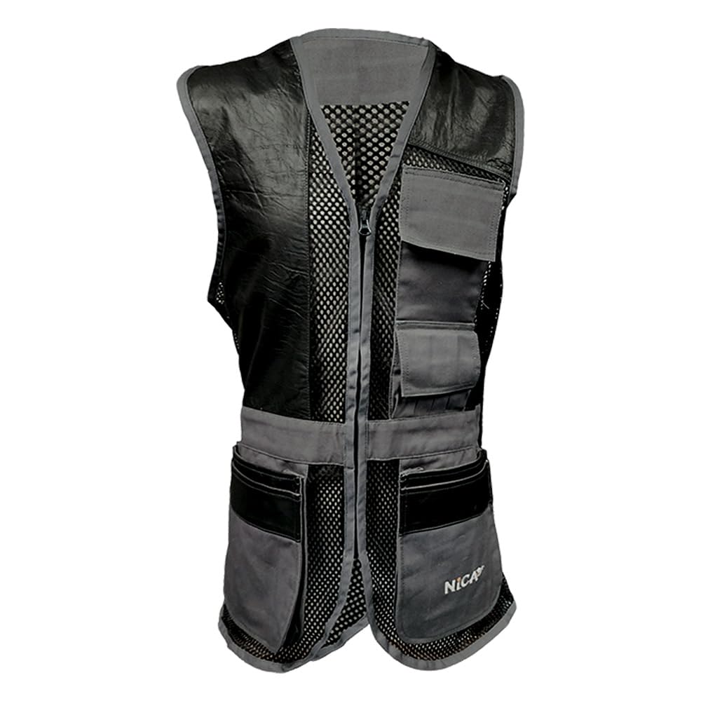 NICA Design6 2.0 Shooting Vest- Right Hand- Gray (as1, alpha, xx_l, regular, regular)