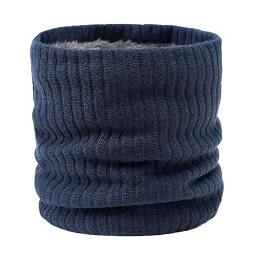 Winter Neck Warmer Gaiter for Men Women,Cold Weather Knit Warm Fleece Ski Tube Circle Face Scarves Windproof Thick Gift