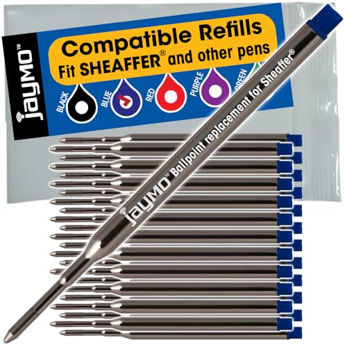 Recharge pour stylo à bille de prestige compatible Sheaffer K 99325 bleu