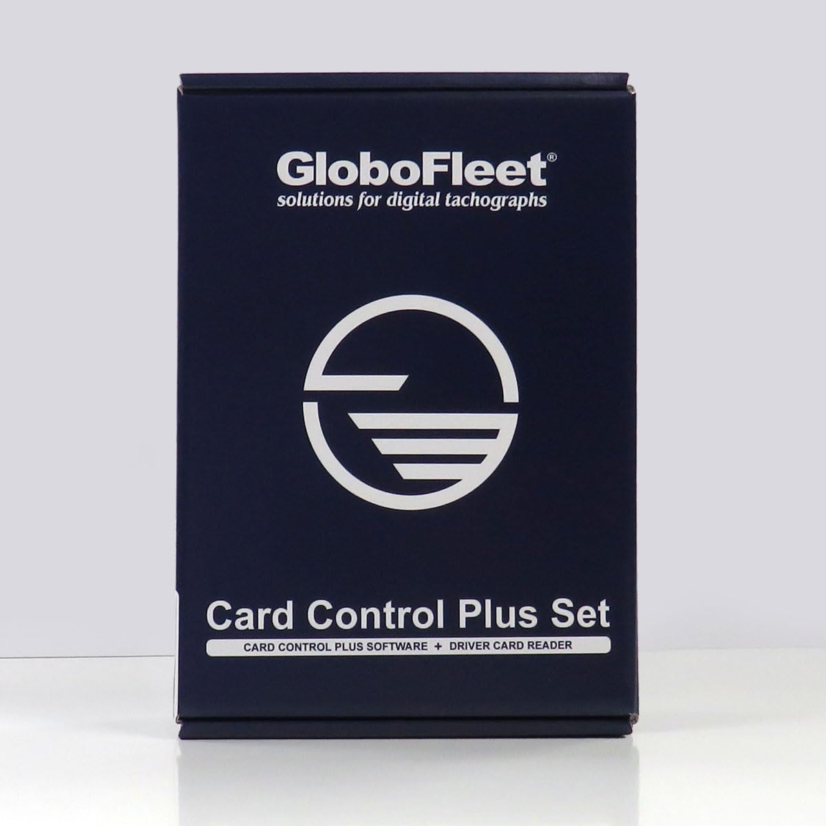 GloboFleet Card Control Plus Mobilset - zum auslesen, auswerten und archivieren der Fahrerkarte mit erweiterter Verstoß Auswertung - DTCO 4.1 kompatibel, USB KEY Version