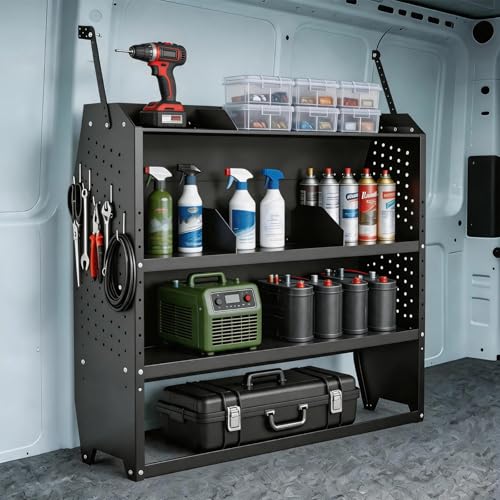 StellarStar Van Shelving Steel Storage System, 42" W x 46" H x 13" D