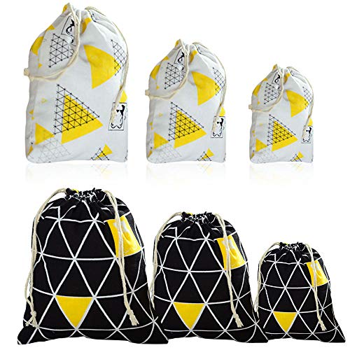 N D Miltie Bolsitas de Tela Bolsas de Cordón de Algodón de para Topa con el Medio Ambiente