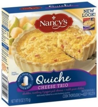 Nancys Quiche Cheese Trio, 6 Ounce (Pack of 12)