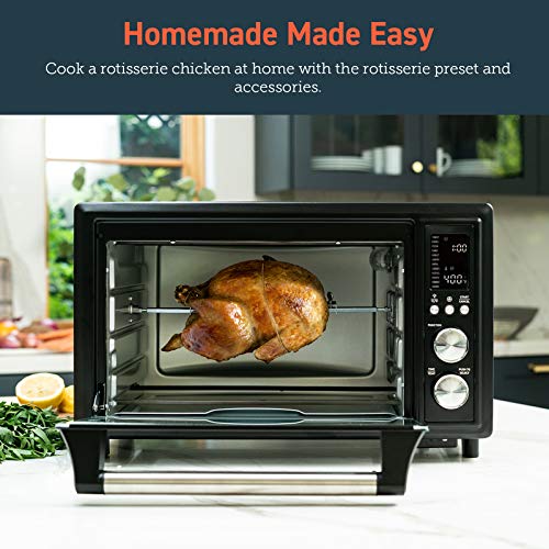 COSORI Air Fryer Toaster Oven Accessory C130-RS, BPA Free, Steel Made and Chrome Plating, 30L, Black - Thumbnail 3