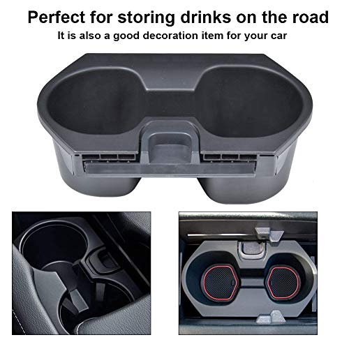 Portavasos para carro, material ABS, negro miniatura 2