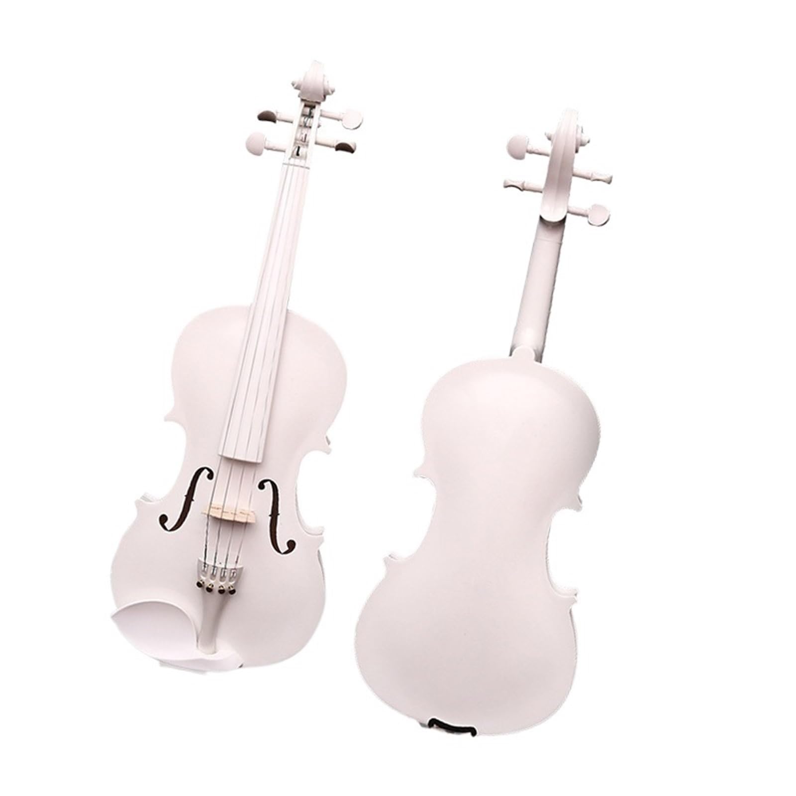 Violino Per Principianti Adulti 4/4 In Legno Massello Fatto A Mano Bianco Violino
