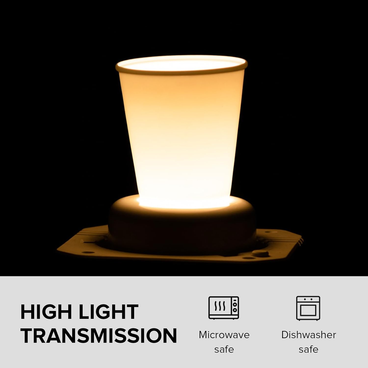 Stackable 8oz Fine Bone China Coffee Tea Cups Without Handle for Espresso and Cappuccino Set of 6, Demitasse Cups Same Size as Standard Paper Cup Model, Multipurpose Tumbler Toothbrush Bathroom Cup