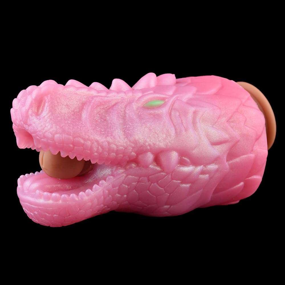 Masturbatorbecher in Drachenform, männlicher Masturbator, Sexspielzeug für Erwachsene, realistische Taschenmuschi, Blowjob-Stroker für Männer Vergnügen Masturbation