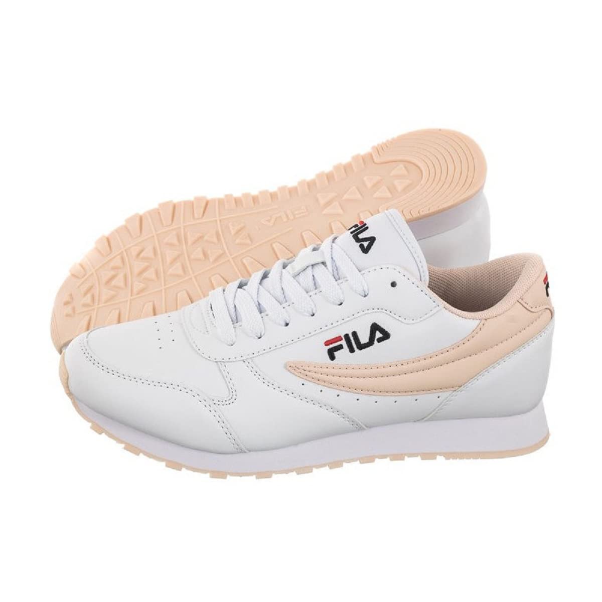 FILA Women's Orbit wmn Sneaker, White-Brook Green, 5.5 UK