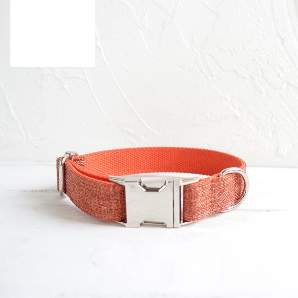 Correa Perro Correr Traje Pajarita Collar De Perro Grabado Personalizado Collares Nylon para Niña Niño Perros Correa Ajustable Antideslizantes Reforzada(31-41cm)