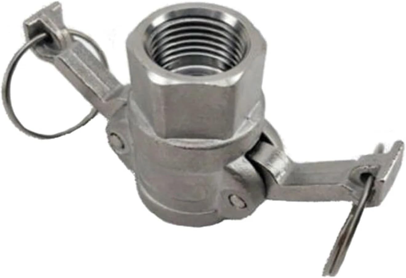 1Pcs 1/2 Inch Type A/B/C/D/E/F Camlock Stainless Fitting Connector Beer Accessory Home Brewing(Type D Camlock)