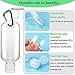 Ventdest Botellas de Viaje Portátiles, 10 Pcs 50ml Vacías Botellas Rellenables, Contenedores...