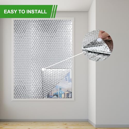 image for AGHITG Bubble Reflective Insulation Roll to Window Insulation for Wint