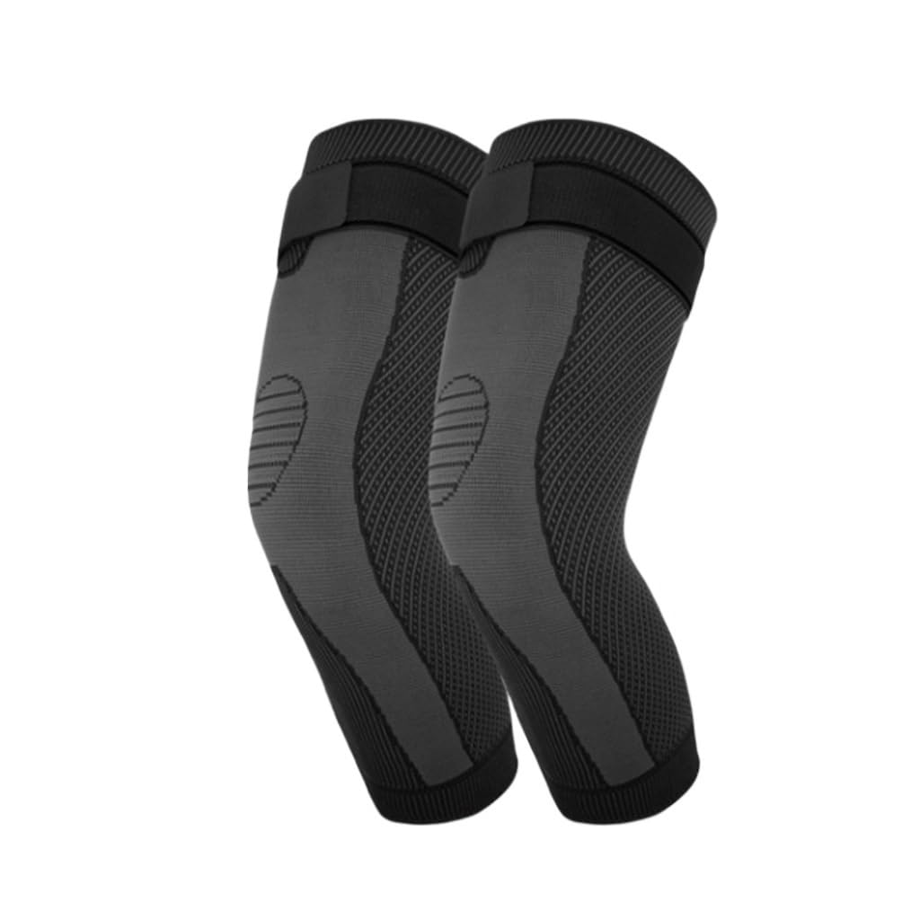 JFDBGU Cycling Running Basketball Football Mountaineering Warm Sports Leg Guards(Black)