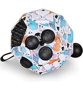 Jouets Anti-Stress 2 Pièces – Cube Fidget 6 Faces, Silencieux Et Audible, Pour Adultes Et Enfants, TDA/TDAH/TOC, Violet Et Iridescent, 3,4 Cm