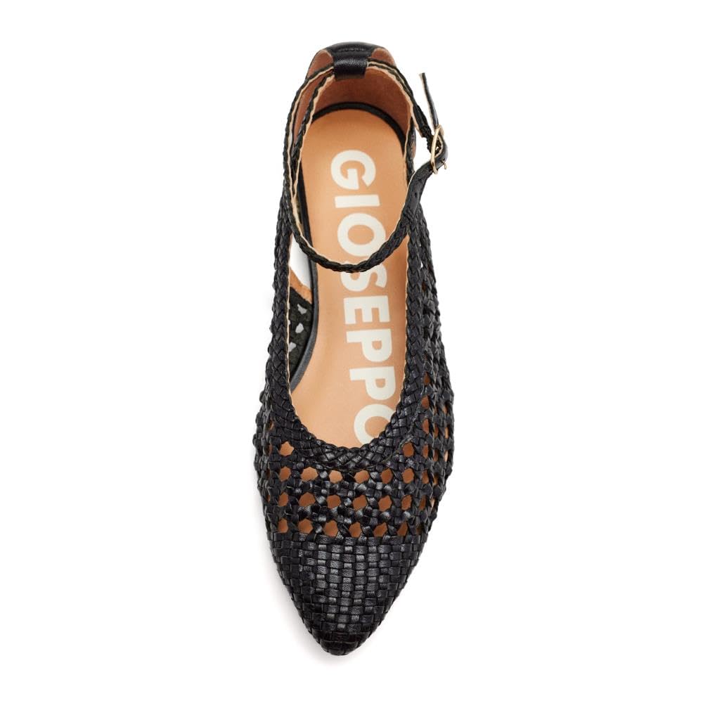 GIOSEPPO Ballerine Blu Intrecciate da Donna dell